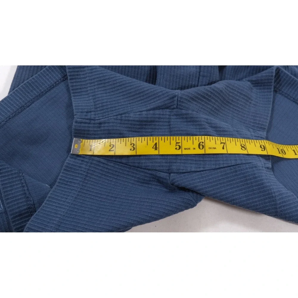 Standard Cloth Shorts Mens M Blue Ribbed Knit Elastic Waist Casual